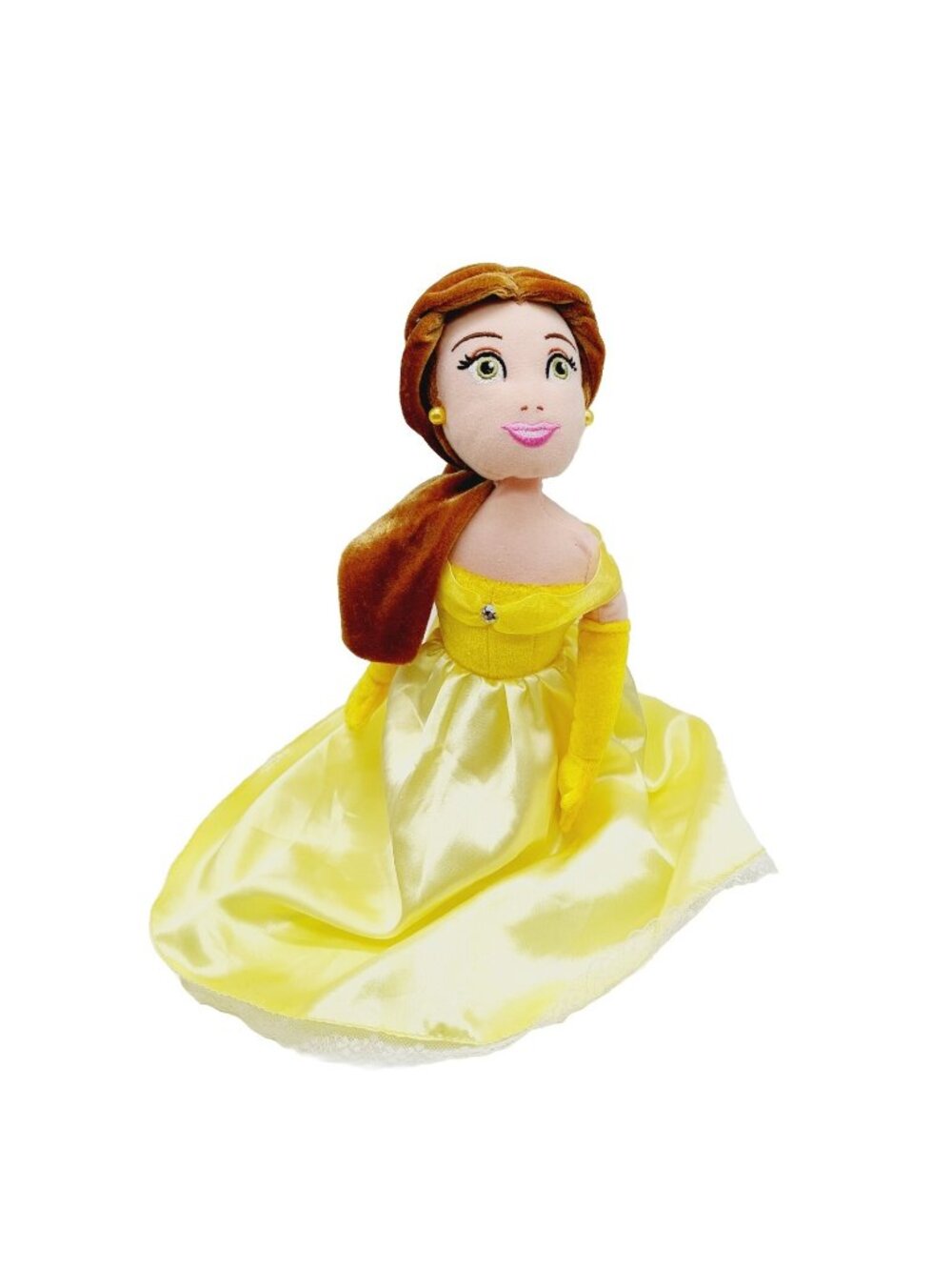 Disney Northwest Princess Belle Kneeling Plush Stuffed 12"